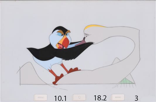 Art Cel Swan and Puffin (Sequence 10.1-18.2)