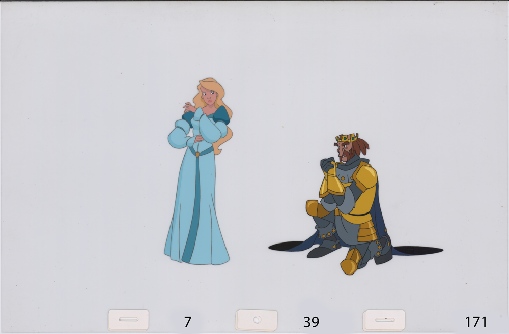Art cel Odette and Rothbart (Sequence 7-36 & 7-39)
