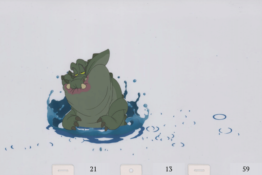 Art Cel Puffin & Gator (Sequence 21-13)