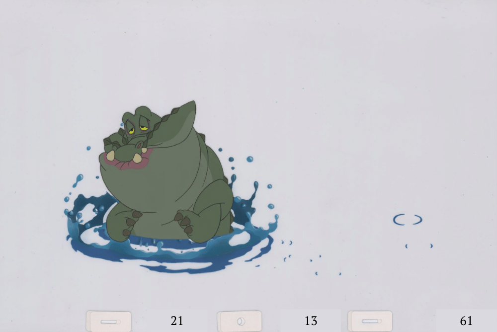 Art Cel Puffin & Gator (Sequence 21-13)