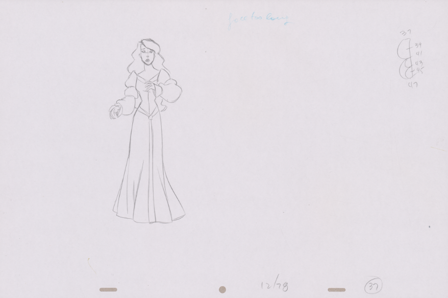 Pencil Art Derek & Odette (Sequence 6-87)