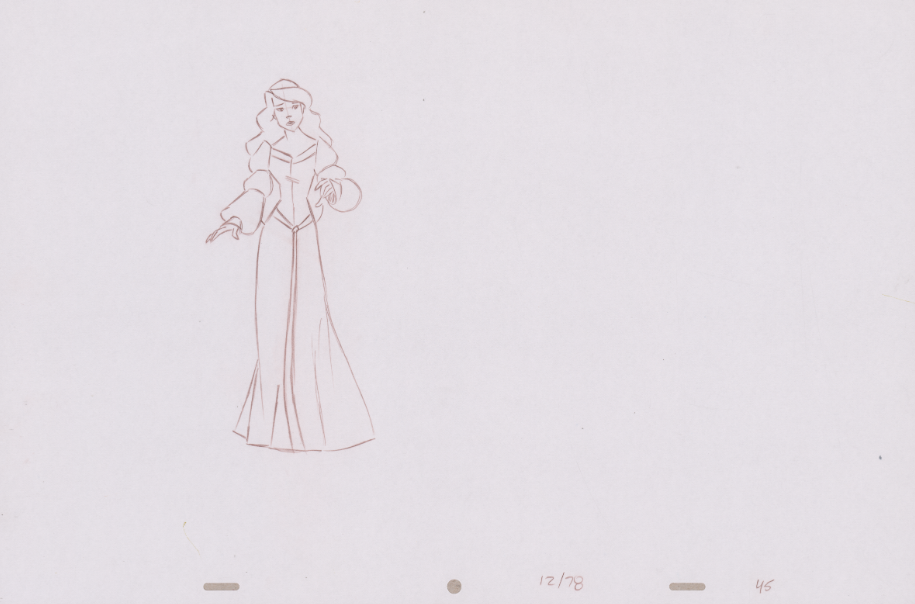 Pencil Art Derek & Odette (Sequence 6-87)