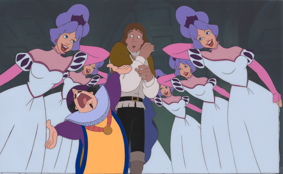 Art Cel Derek and Princesses (Sequence 18-30) | Celluloid Art The