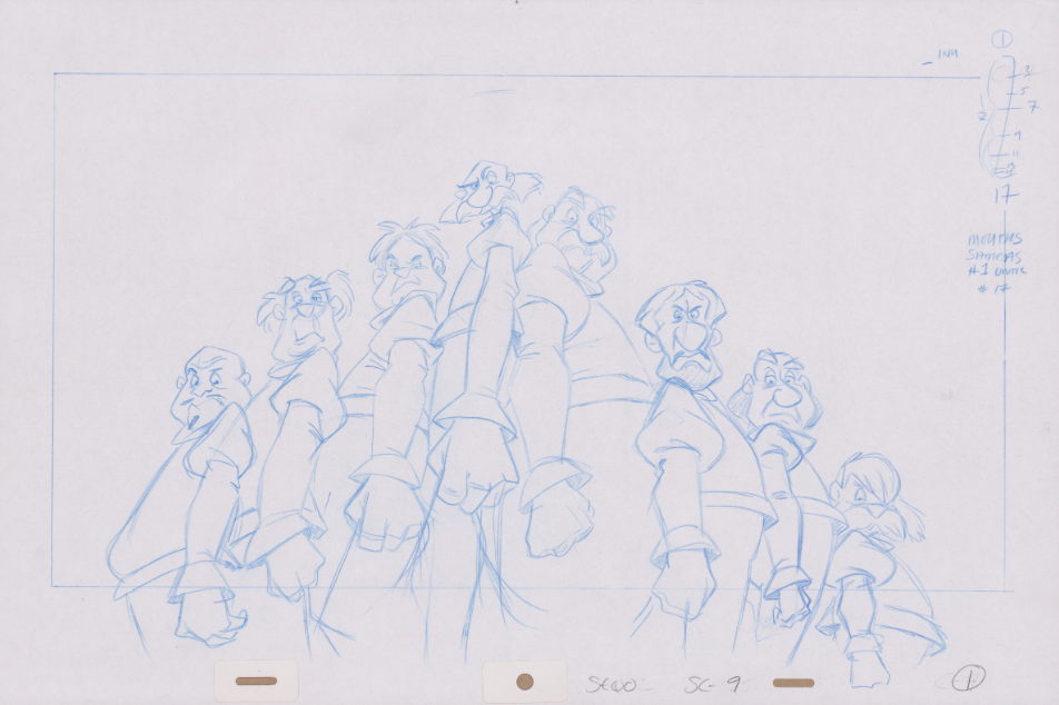 Pencil Art The Band (Sequence 4-9)