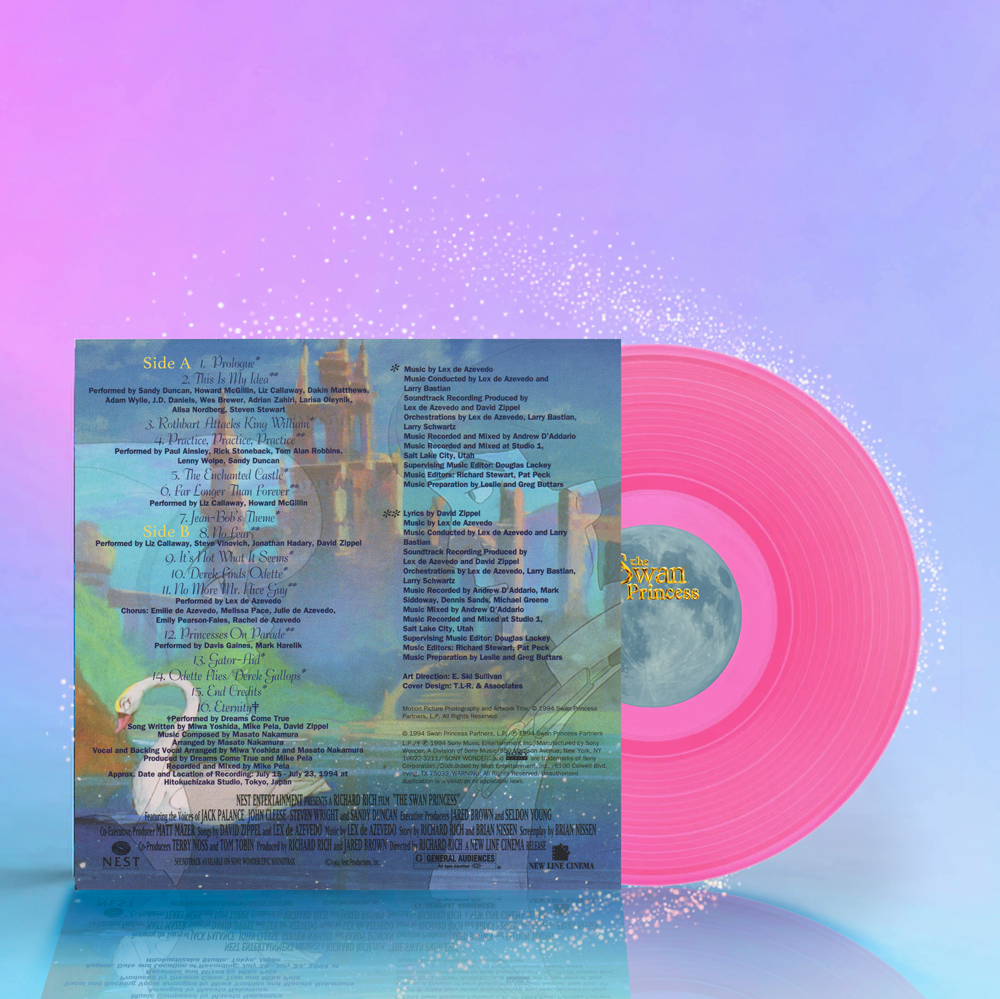 The Swan Princess Classic Soundtrack Vinyl Record