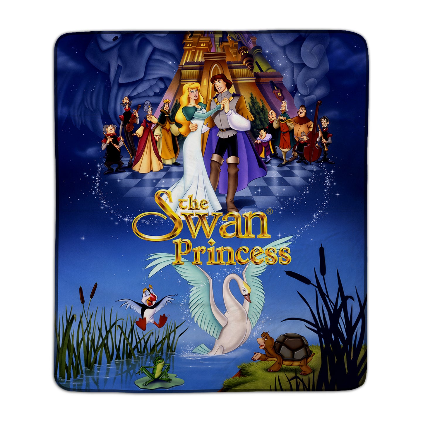 Swan Princess Movie Poster Fleece Blanket