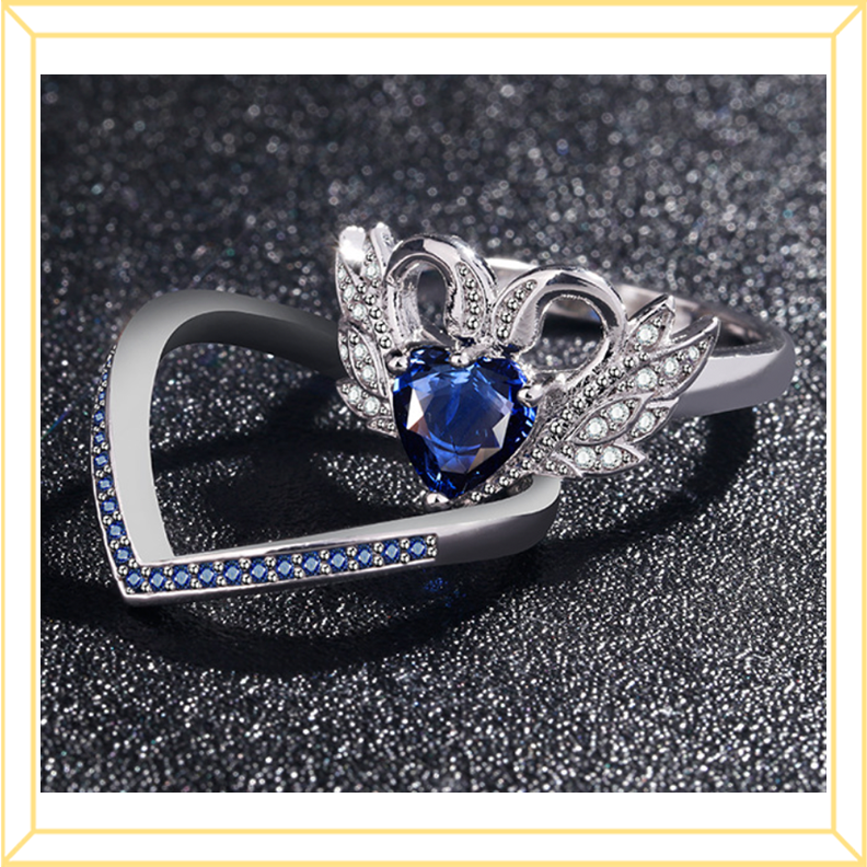 Swan Ring Set