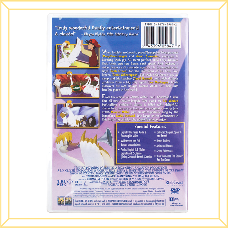 Trumpet of the Swan DVD