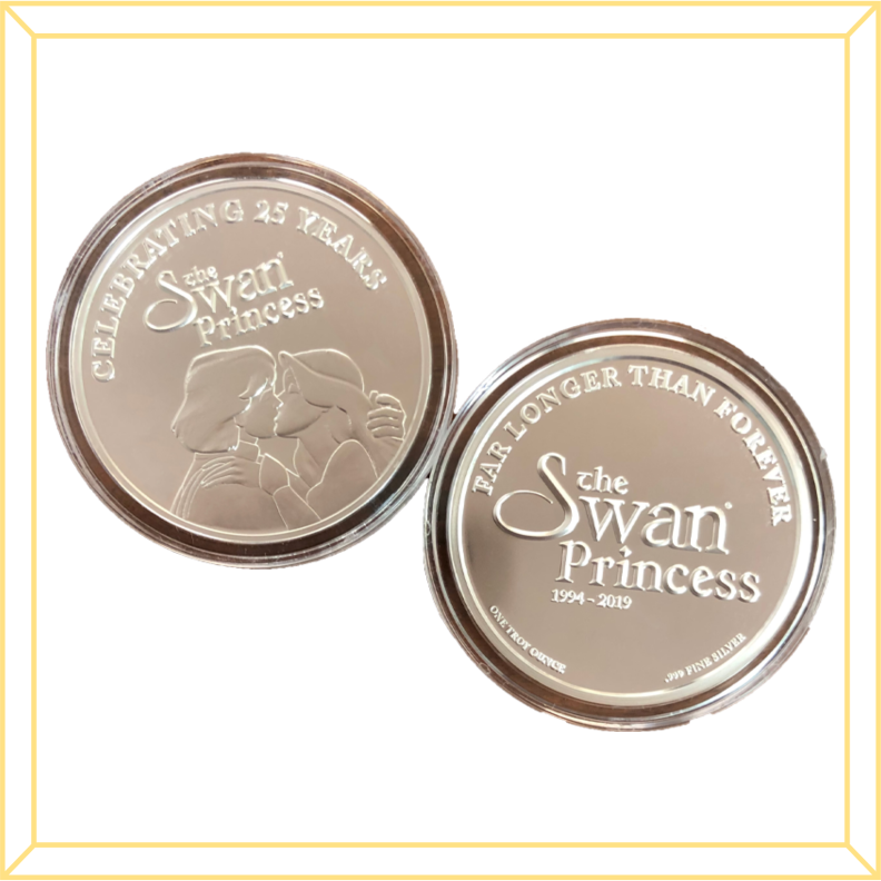 Swan Princess Commemorative Silver Coins - Derek and Odette Kiss