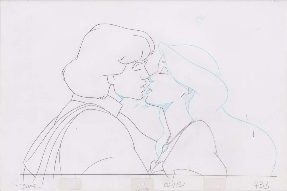 Pencil Art Derek & Odette Kiss (Sequence 2-131)