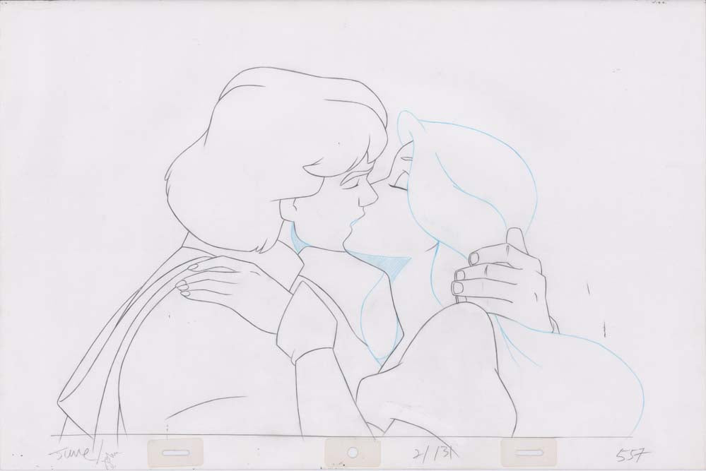 Pencil Art Derek & Odette Kiss (Sequence 2-131)