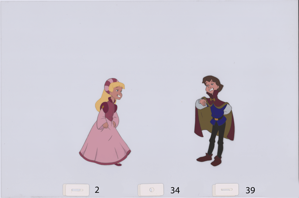 Swan Princess Celluloid Original Hand-Painted Animated Art Cel