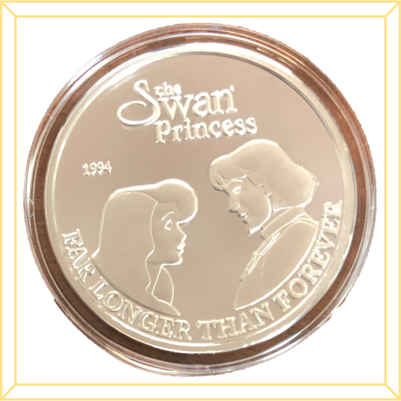 Swan Princess Commemorative Silver Coins - Derek and Odette Longing Look