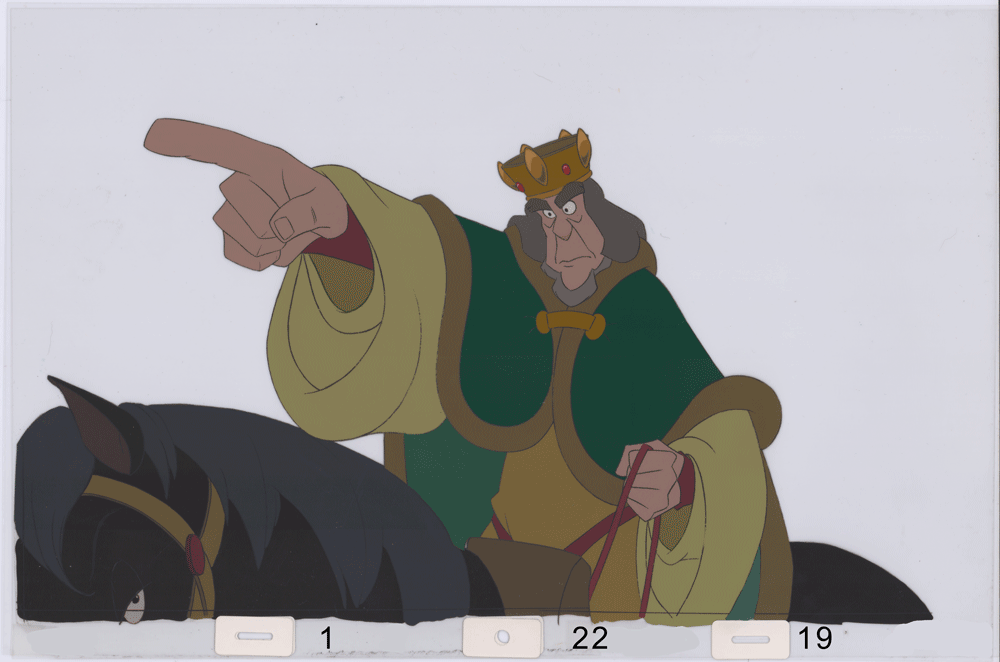 Swan Princess Celluloid Original Hand-Painted Animated Art Cel