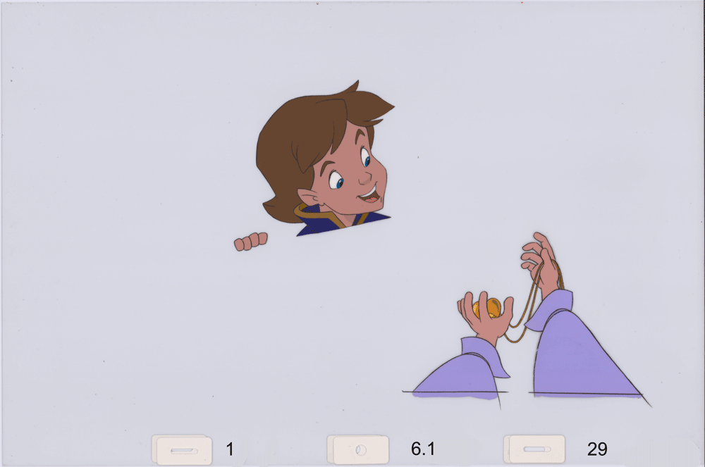 Swan Princess Celluloid Original Hand-Painted Animated Art Cel