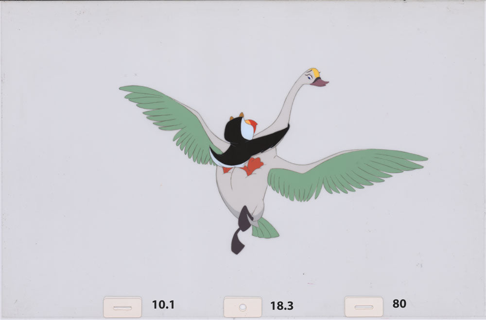 Art Cel Swan and Puffin (Sequence 10.1-18.3)