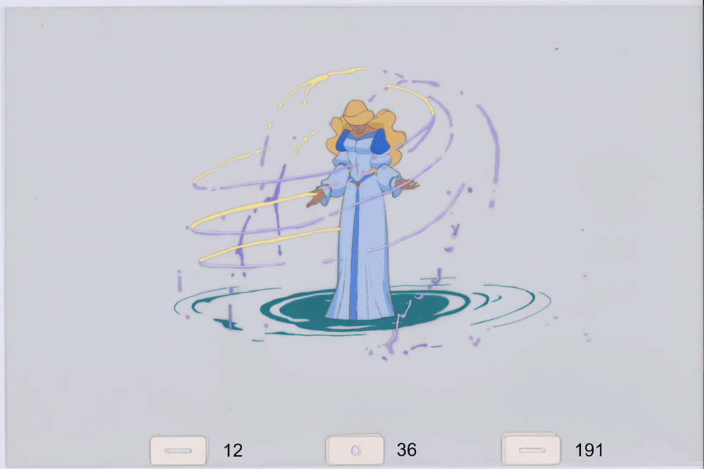 Swan Princess Celluloid Original Hand-Painted Animated Art Cel
