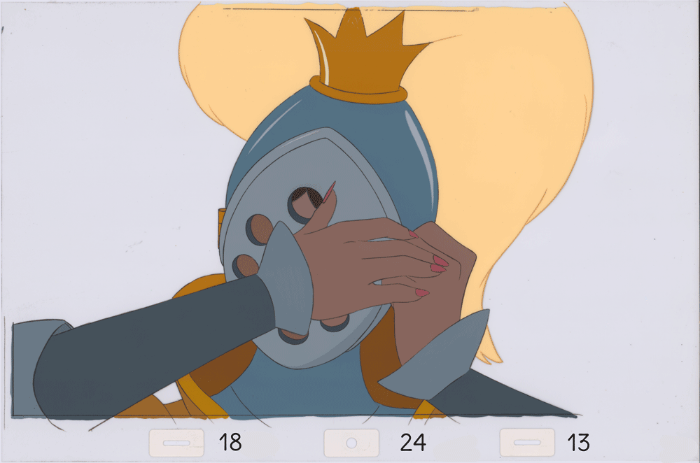 Swan Princess Celluloid Original Hand-Painted Animated Art Cel