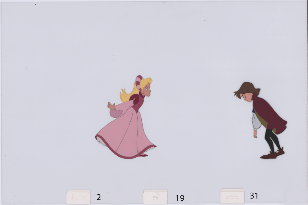 Swan Princess Celluloid Original Hand-Painted Animated Art Cel