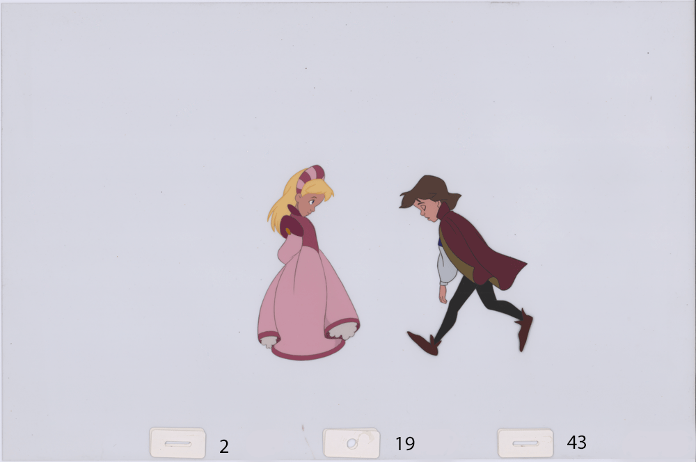 Swan Princess Celluloid Original Hand-Painted Animated Art Cel