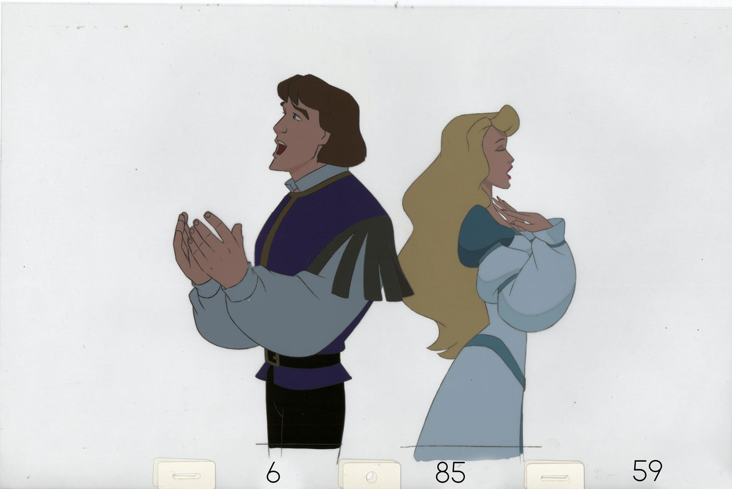 Swan Princess Celluloid Original Hand-Painted Animated Art Cel