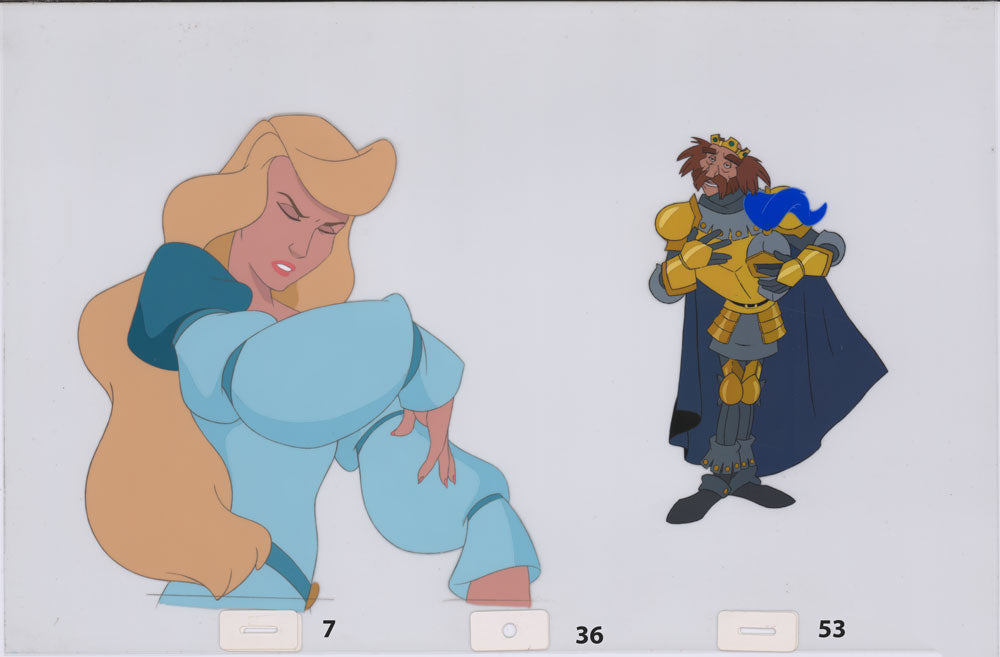 Art cel Odette and Rothbart (Sequence 7-36 & 7-39)
