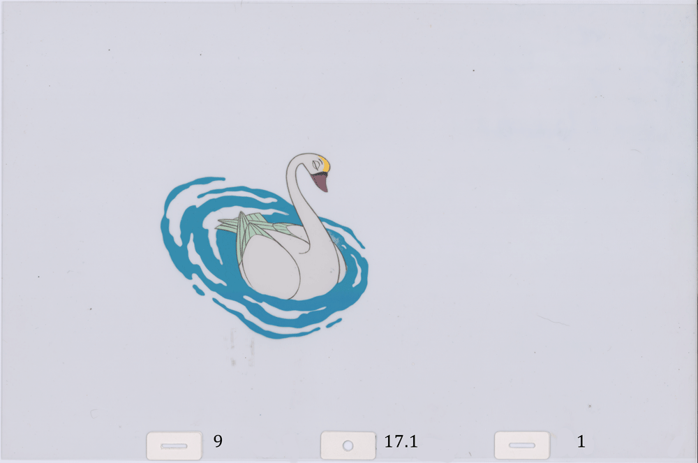 Swan Princess Celluloid Original Hand-Painted Animated Art Cel