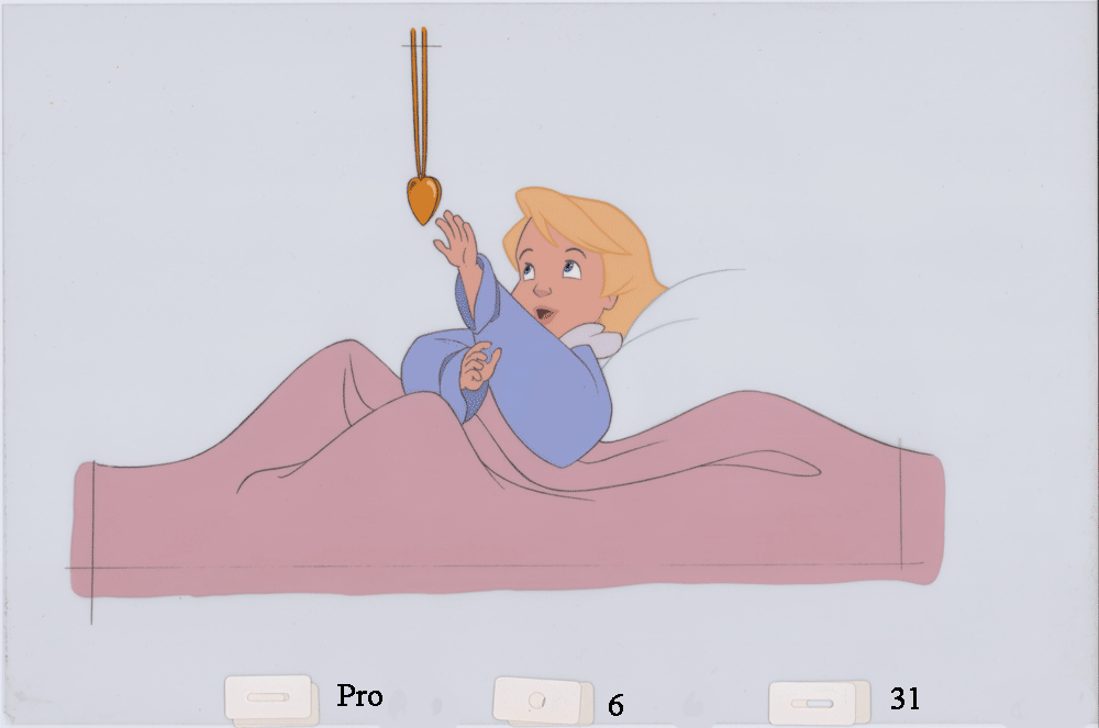 Swan Princess Celluloid Original Hand-Painted Animated Art Cel