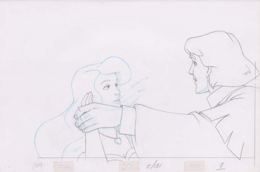 Pencil Art Derek & Odette Kiss (Sequence 2-131)