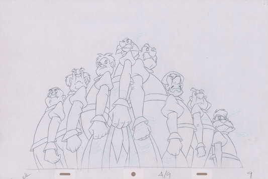 Pencil Art The Band (Sequence 4-9)