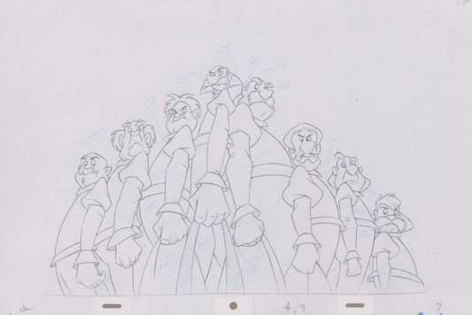 Pencil Art The Band (Sequence 4-9)