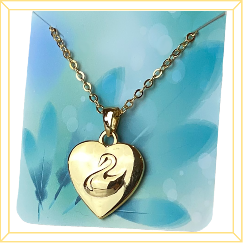 Princess Odette Gold Heart Pendant