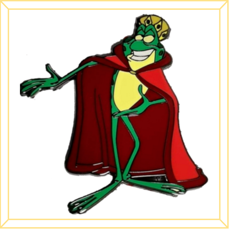Frog Prince Enamel Pin - Home