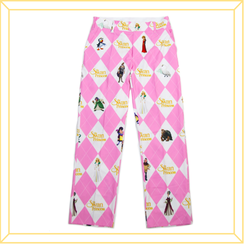 Men's Pink Argyle Pants