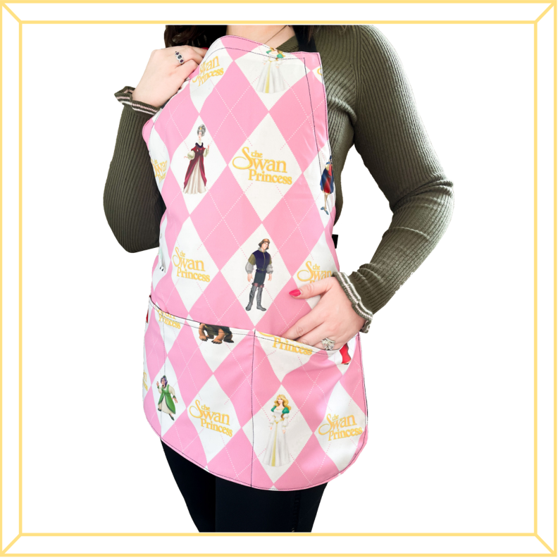 Swan Princess Reversible Apron