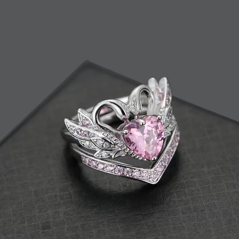 Swan Ring Set