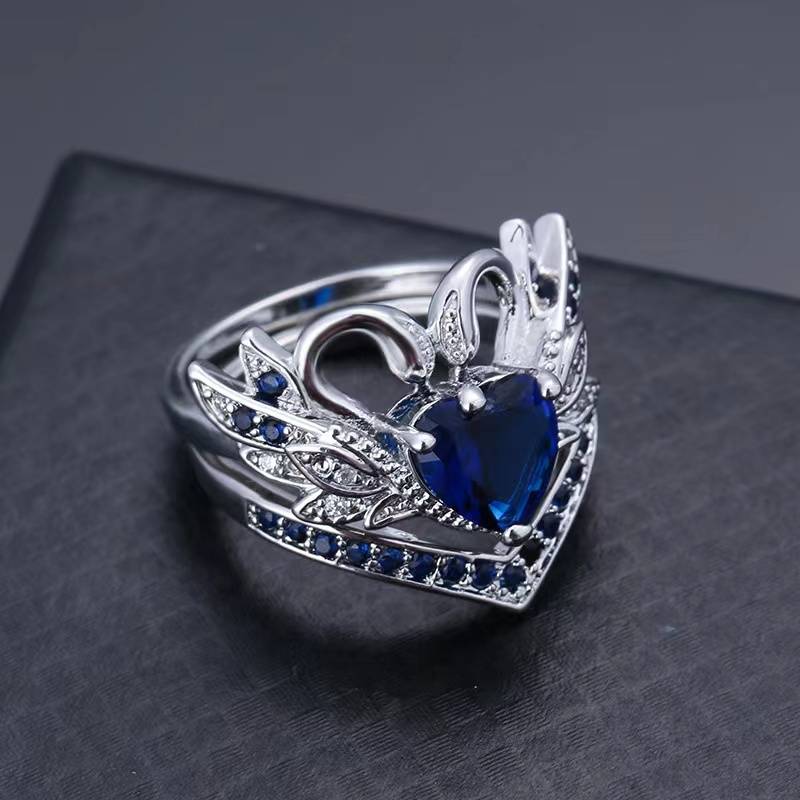 Swan Ring Set