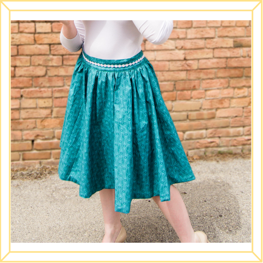 Swan Princess Circle Skirt
