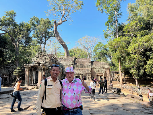 Tales of the Traveling Suit - Angkor Wat