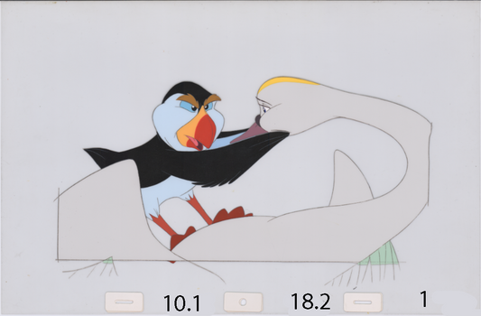 Art Cel Swan and Puffin (Sequence 10.1-18.2)