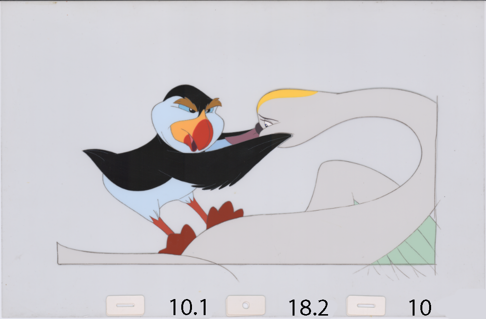 Art Cel Swan and Puffin (Sequence 10.1-18.2)