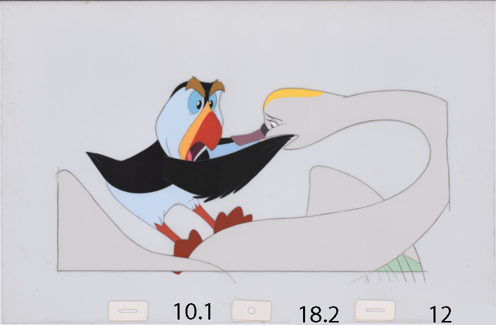 Art Cel Swan and Puffin (Sequence 10.1-18.2)