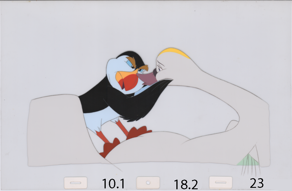 Art Cel Swan and Puffin (Sequence 10.1-18.2)
