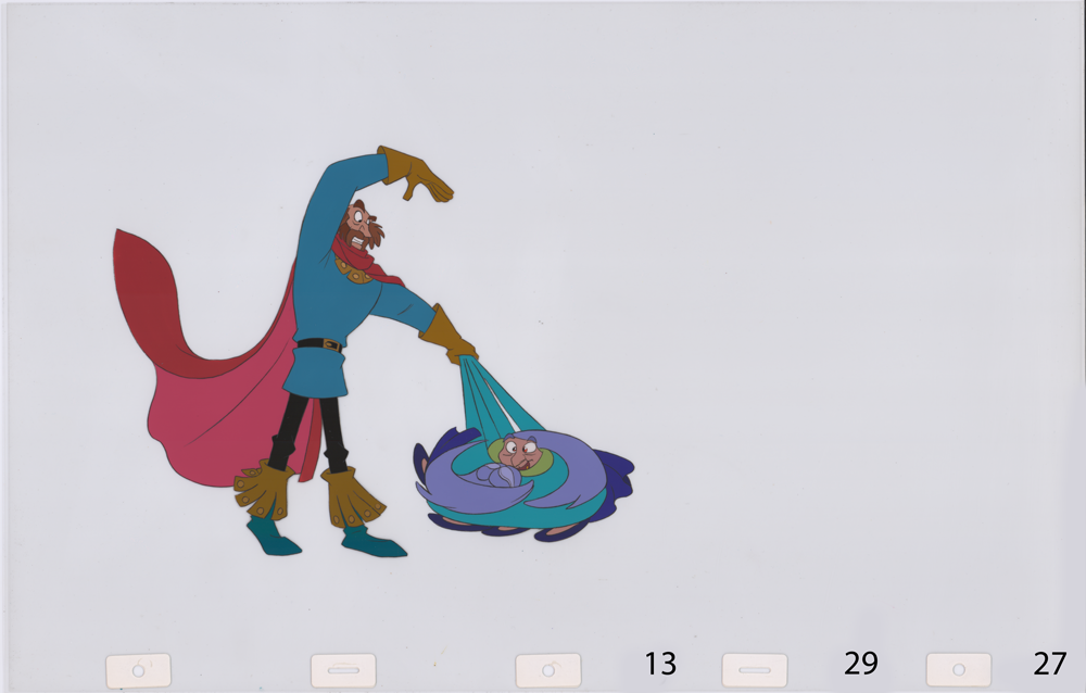 Disney Rothbart Art Cel Rothbart and The Hag (Sequence 13-39) | Celluloid Art The Swan ...