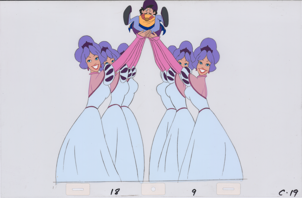 Art Cel Chamberlain and Princesses (Sequence 18-9)