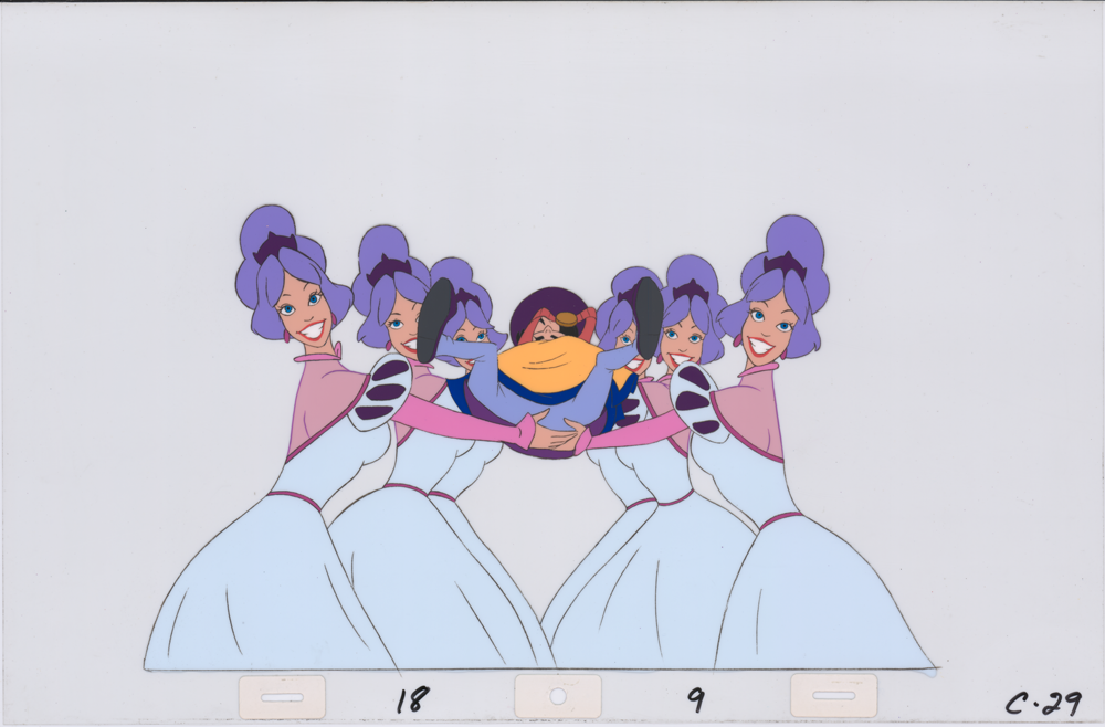 Art Cel Chamberlain and Princesses (Sequence 18-9)