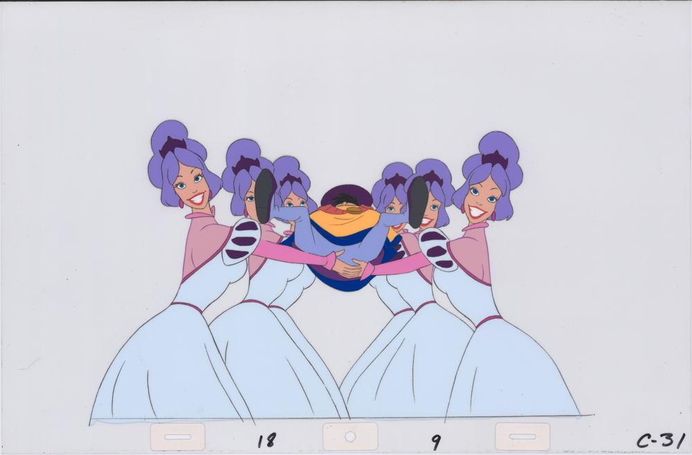 Art Cel Chamberlain and Princesses (Sequence 18-9)