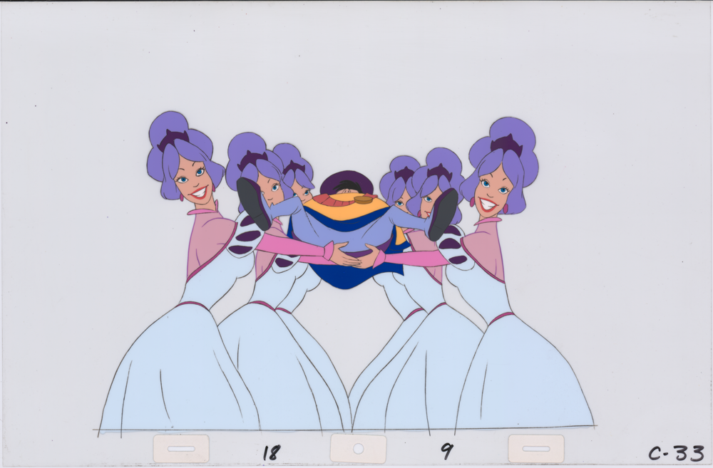 Art Cel Chamberlain and Princesses (Sequence 18-9)