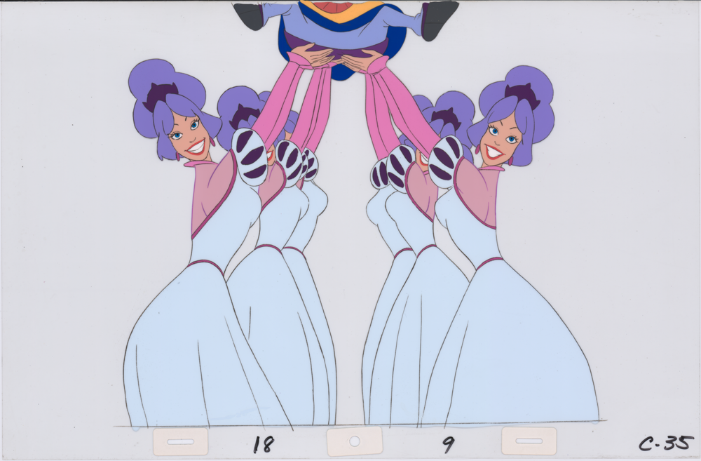 Art Cel Chamberlain and Princesses (Sequence 18-9)