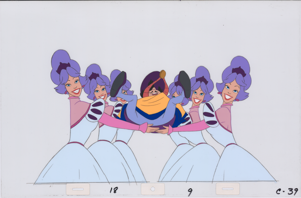 Art Cel Chamberlain and Princesses (Sequence 18-9)